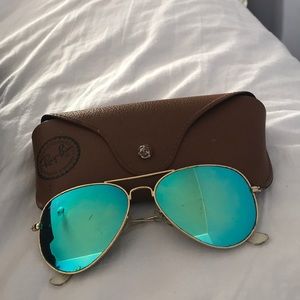 Ray-Ban Green Flash Aviators